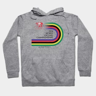 Retro Cycling - World Cycling Championships Montreal 1974 Hoodie